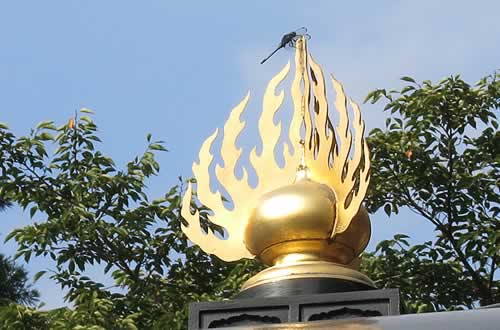 長門豊川稲荷とトンボ